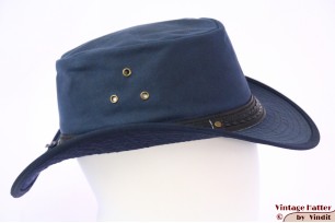 Australische outdoor wax hoed blauw katoen 60 (XL) [nieuw]