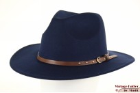Outdoor western hoed navy blauw 57-58 [nieuw]