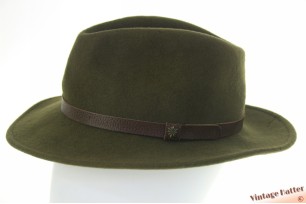 Outdoor gleufhoed Crushable Fine Felt groen 56,5