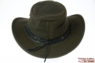 Australian outdoor wax hat Hawkins green cotton 56 [new]