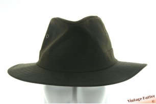 Outdoor hat Heather Indiana dark green waxed cotton  60 (XL) [new]