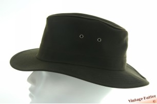 Outdoor hat Heather Indiana dark green waxed cotton  60 (XL) [new]