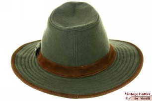 © VintageHatter.com | o-6020-57-1 Outdoor fedora Beretta Sport green wool mix 57 Outdoor fedora Beretta Sport green wool mix 57