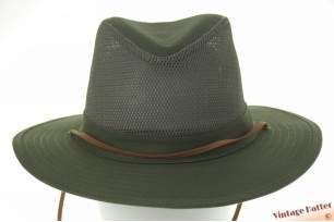 Ventilerende Australische outdoor hoed leger groen katoen met gaas 59 [nieuw]