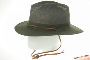 Ventilerende Australische outdoor hoed leger groen katoen met gaas 59 [nieuw]