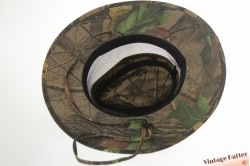 Ventilating Australian type outdoor hat Hawkins leaf camouflage cotton and mesh 58 [new]