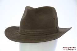 Outdoor hat Tesi soft brown brushed felt 56