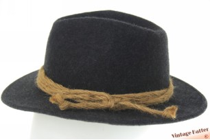 © VintageHatter.com | o-7016-56-1 Outdoor fedora Stockerpoint dark grey woolfelt with rope 56 Outdoor fedora Stockerpoint dark grey woolfelt with rope 56