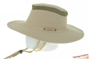 Ventilating Australian type bush hat light green cotton and mesh 57 [new]