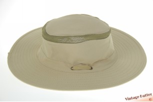 Ventilating Australian type bush hat light green cotton and mesh 57 [new]