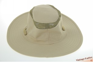 Ventilating Australian type bush hat light green cotton and mesh 57 [new]