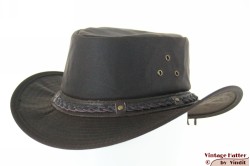 Australian outdoor wax hat Hawkins dark brown cotton 62 (XXXL) [new]