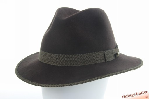 Outdoor gleufhoed Hatland Truscott Crushable bruin waterproof wolvilt 59 [nieuw]