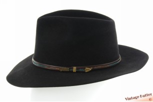 Outdoor gleufhoed Akubra Leisure Time zwart wolvilt 55-56 [nieuw]