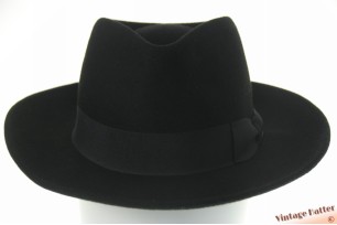 Outdoor fedora Printemps Brummel black woolfelt 57