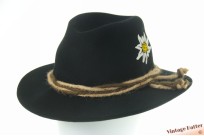 Outdoor gleufhoed Faustmann / ENGL zwart vilt 58 [als nieuw]