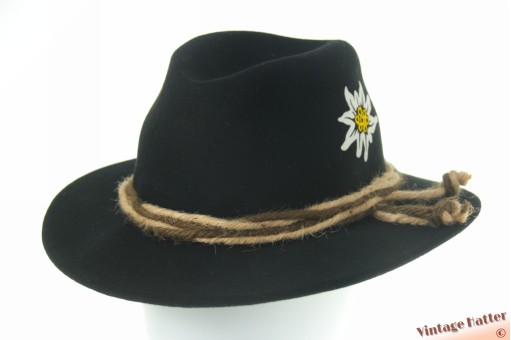 Outdoor fedora Faustmann / ENGL black felt 58 [as new]