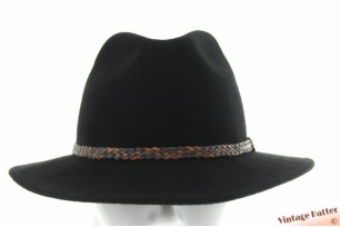 Outdoor fedora black felt 60 (XL)
