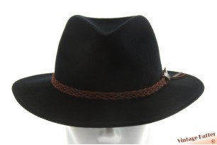 Outdoor fedora Stetson black woolfelt 61 (XL) [as new]