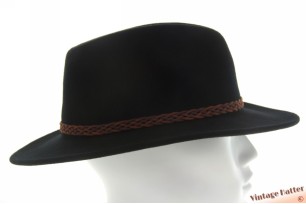 Outdoor fedora Stetson black woolfelt 61 (XL) [as new]