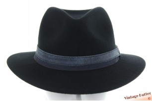 Outdoor gleufhoed Stetson Traveller zwart wolvilt met blauwe band 61 (XL) [nieuw]