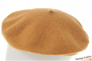 Alpino Baret caramel beige bruin geweven 53-59 [nieuw]