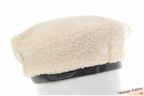 Kangol pluizige baret crèmewit 58-62 [nieuw]