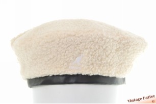 Kangol pluizige baret crèmewit 54-58 [nieuw]