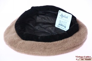 Winter alpino beret Fushi beige fleece with padded lining 57-60 [new]