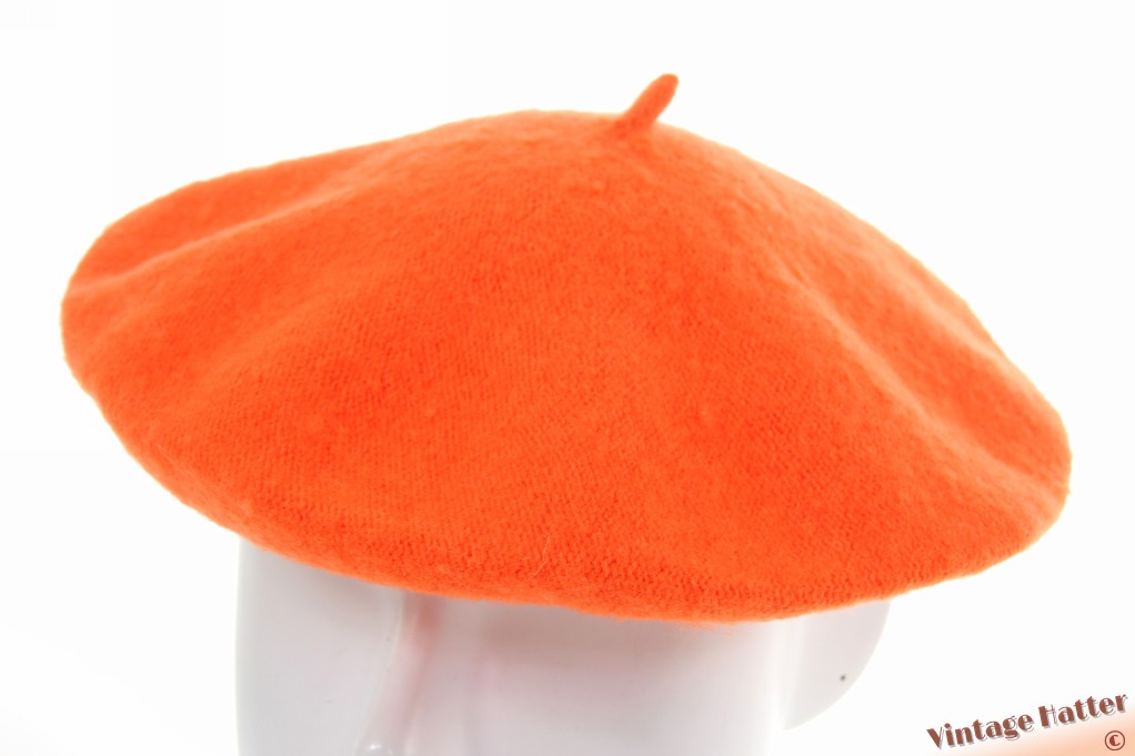 Alpino Baret oranje geweven 53-60 [nieuw]