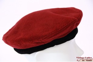 Winter alpino baret Fushi donker rood fleece met wintervoering 57-60 [nieuw]