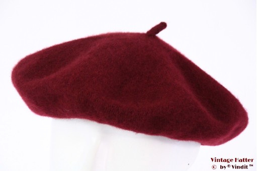 Alpino Beret burgundy red woven XS 52-56 [new]