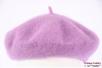 Alpino Beret soft lila purple woven 54-59 [new]