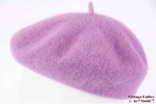 Alpino Beret soft lila purple woven 54-59 [new]