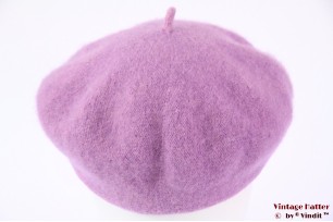 Alpino Beret soft lila purple woven 54-59 [new]