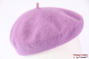 Alpino Beret soft lila purple woven 54-59 [new]