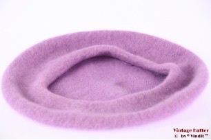 Alpino Beret soft lila purple woven 54-59 [new]