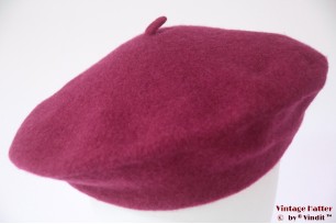 Alpino Baret bordeaux paars vilt 54-59 [nieuw]