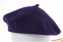 Alpino Baret diep paars geweven 53-60 [nieuw]