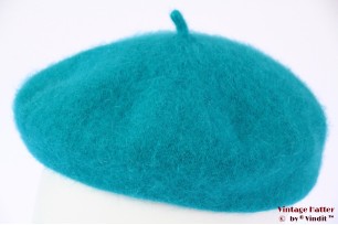 Alpino Beret turkois blue woven 54-59 [new]