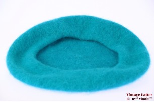 Alpino Beret turkois blue woven 54-59 [new]