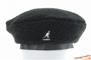 Kangol pluizige baret zwart 58-62 [nieuw]