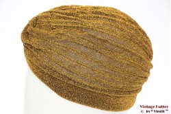 Turban gold lurex velvet 55 - 59 [new]
