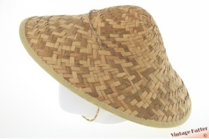 Aziatische conische rijsthoed van stro semi-flexibel