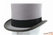 Ascot Tophat hoge hoed Christys' grijs wol 60-61 (XL) [nieuw]