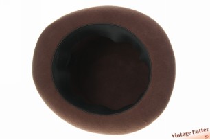 Tophat dressagehat brown woolfelt 60-61 (XL) [new]