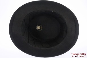 © VintageHatter.com | t-9017-54-3 Claque Klakhoed / Vouwbare hoge hoed Patent zwart zijde 54 (XS) Claque Klakhoed / Vouwbare hoge hoed Patent zwart zijde 54 (XS)