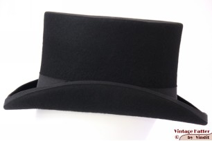 Hoge hoed zwart wolvilt 57 (M) [nieuw]