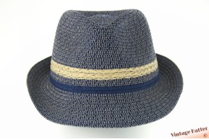 Summer trilby hat blue coated paper 56-57 [new]