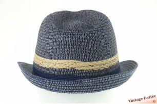 Summer trilby hat blue coated paper 56-57 [new]